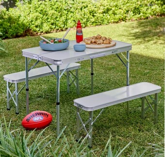 Coles Saba 4 seat folding picnic table offer