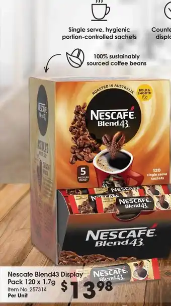 Campbells Wholesale Nescafe blend43 offer