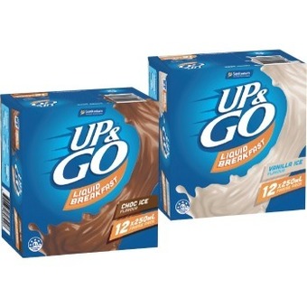 IGA Sanitarium up & go 12x250ml selected varieties offer