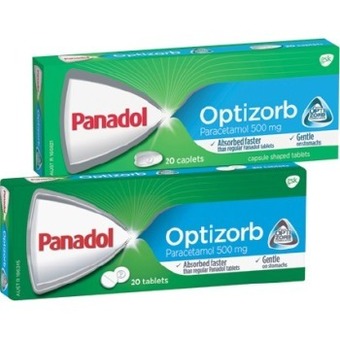 IGA Panadol optizorb tablets or caplets 20 pack** offer
