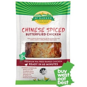 IGA Mt barker free range chinese spiced butterflied chicken offer