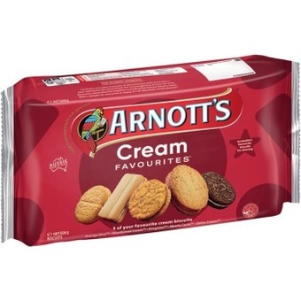 IGA Arnott’s assorted cream biscuits 500g offer