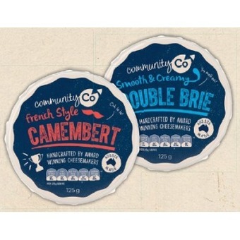 IGA Community co camembert or double brie cheese 125g offer