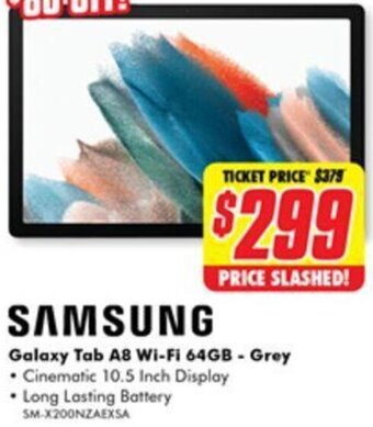 The Good Guys Galaxy Tab A8 Wi-Fi 64Gb - Grey offer