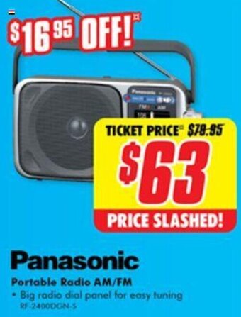 The Good Guys Portable Radio AM/FM offer