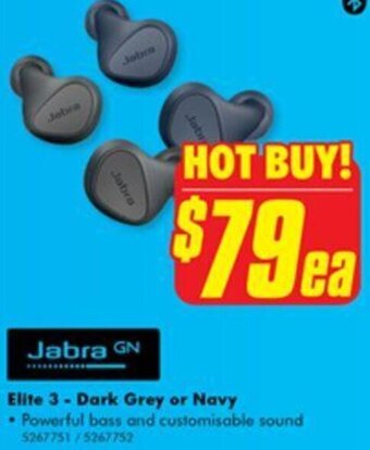 The Good Guys Elite 3 - Dark Grey or Navy offer