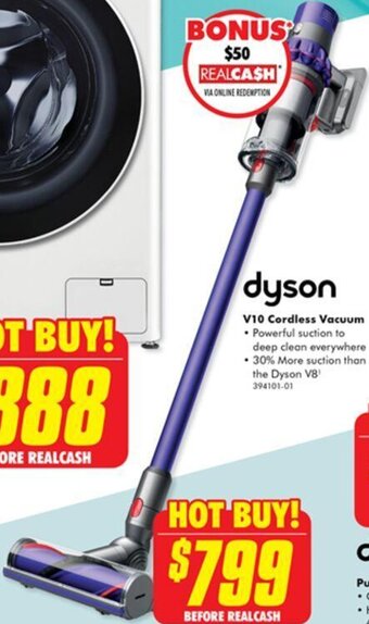 The Good Guys V10 Cordless Vacuum offer