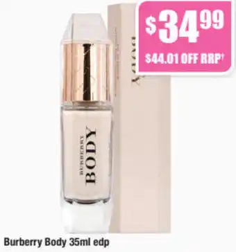 Chemist Warehouse Burberry Body 35ml offer