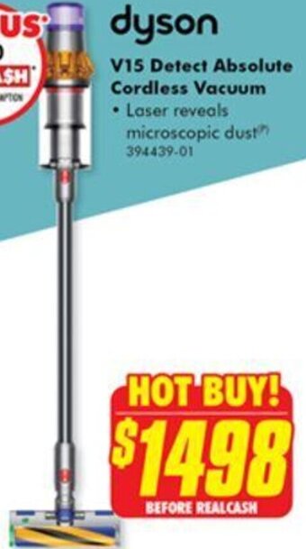 The Good Guys V15 Detect Absolute Cordless Vacuum offer