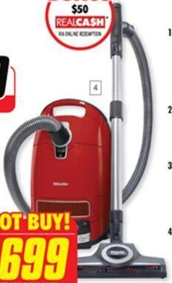 The Good Guys Complete C3 Cat & Dog Bagged Vacuum - Red offer