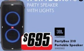 The Good Guys Partybox 310 Portable Speaker offer