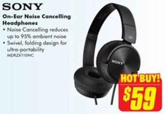 The Good Guys On-Ear Noise Cancelling Headphones offer