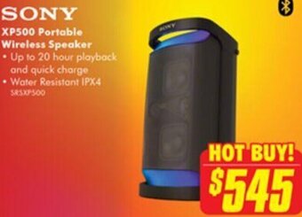 The Good Guys XP500 Portable Wireless Speaker offer