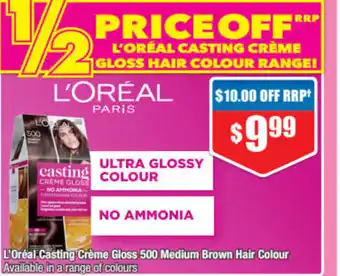 Chemist Warehouse L'Oréal Casting Créme Gloss 500 Medium Brown Hair Colour offer