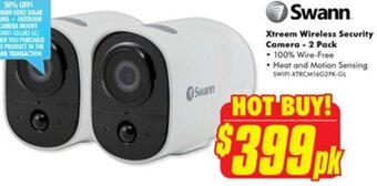 The Good Guys Xtreem Wireless Security Camera - 2 Pack offer