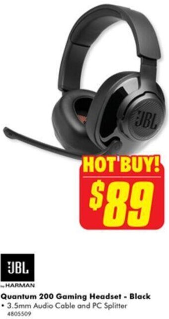 The Good Guys Quantum 200 Gaming Headset - Black offer