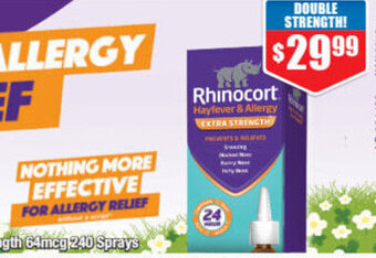 Chemist Warehouse Rhinocort Hayfever & Allergy Extra Strength offer