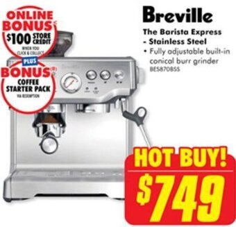 The Good Guys The Barista Express - Stainless Steel offer