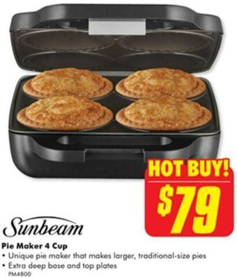 The Good Guys Pie Maker 4 Cup offer