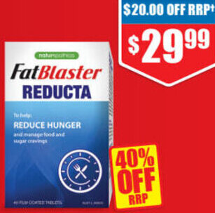 Chemist Warehouse Naturopathica Reducta 40 Tablets offer