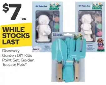 Discovery Garden DIY Kids Paint Set, Garden Tools Or Pots