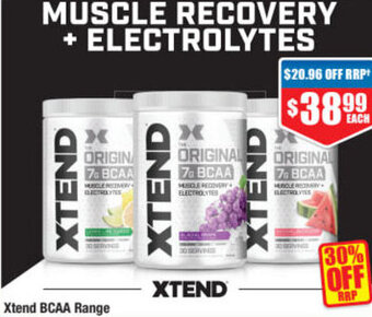 Chemist Warehouse Xtend BCAA Range offer