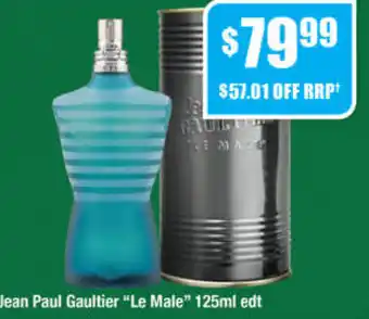 Chemist Warehouse Jean Paul Gaultier "Le Male" 125ml offer