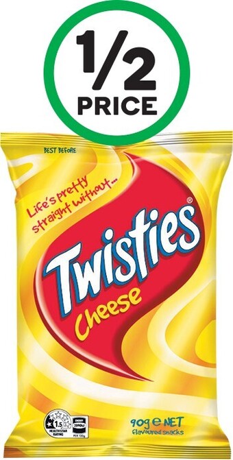 Woolworths Twisties cheese 90g offer