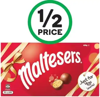 Woolworths Mars maltesers gift box 400g or celebrations gift box 320g offer