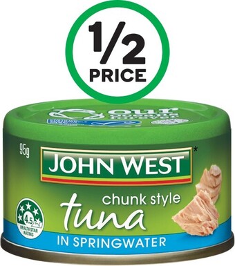 Woolworths John west tuna tempters 95g offer