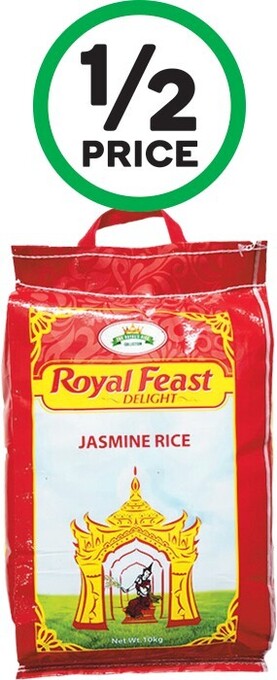 Woolworths Royal feast jasmine rice 10 kg offer