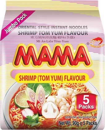 Woolworths Mama jumbo noodles 90g pk 5 offer