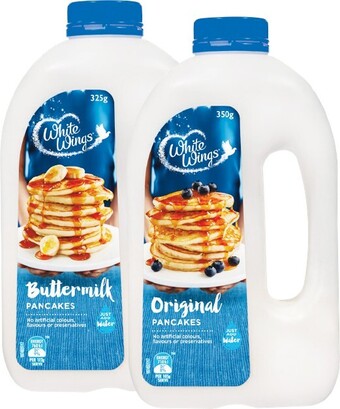 Woolworths White wings shaker pancakes 325-350g offer