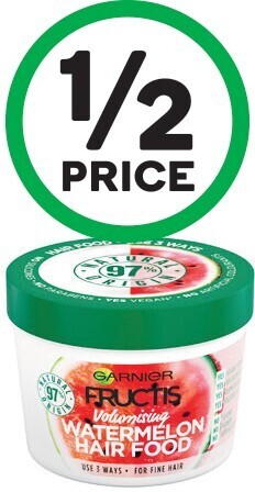 Woolworths Garnier fructis hair food mask 390ml offer