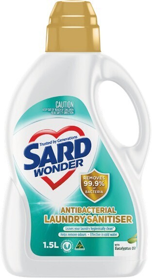 Woolworths Sard laundry sanitiser liquid 1.5 litre offer
