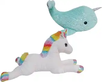 Jumbo plush unicorn or animal assorted