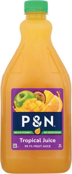 Woolworths P&n juice 2 litre offer