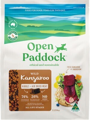 Woolworths Open paddock dry dog food 2.25-2.5 kg offer