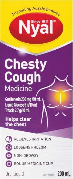 Woolworths Nyal chesty non-drowsy cough medicine 200ml* offer