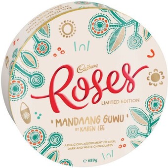Coles Cadbury roses tin 689g offer