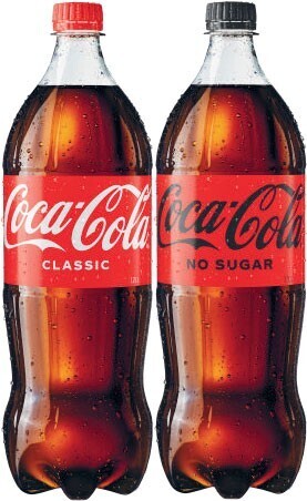Coles Coca-cola soft drink 1.25 litre offer