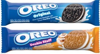 Coles Oreo cream biscuits 133g-147g offer