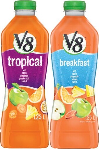 Coles V8 juice 1.25 litre offer