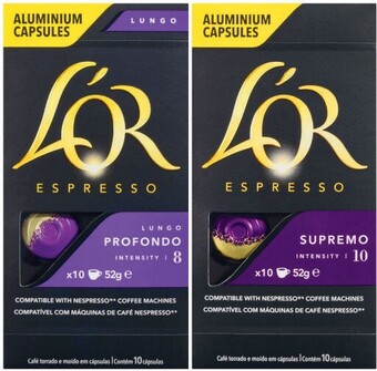Coles L’or nespresso compatible capsules 10 pack offer