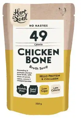 Coles Hart & soul bone broth soup 350g offer