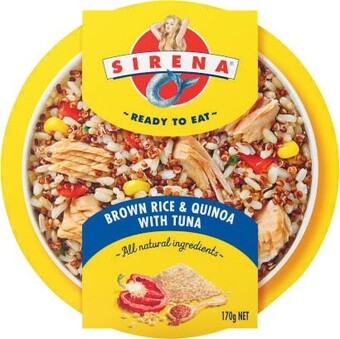 Coles Sirena ready to eat meal with tuna 170g offer