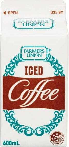 Coles Farmers union flavoured milk 600ml offer