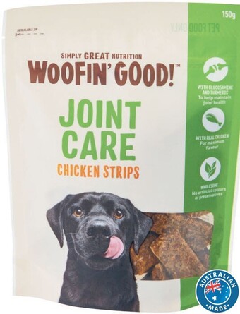 Coles Woofin’ good dog treats 150g offer
