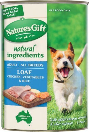 Coles Nature’s gift dog food 1.2kg offer