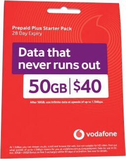 Coles Vodafone $40 starter pack offer